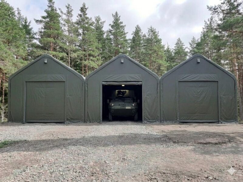 PVC laotelk 5x15m kerghall ja militaar telk ajutiseks ladustamiseks ja varjualuseks
