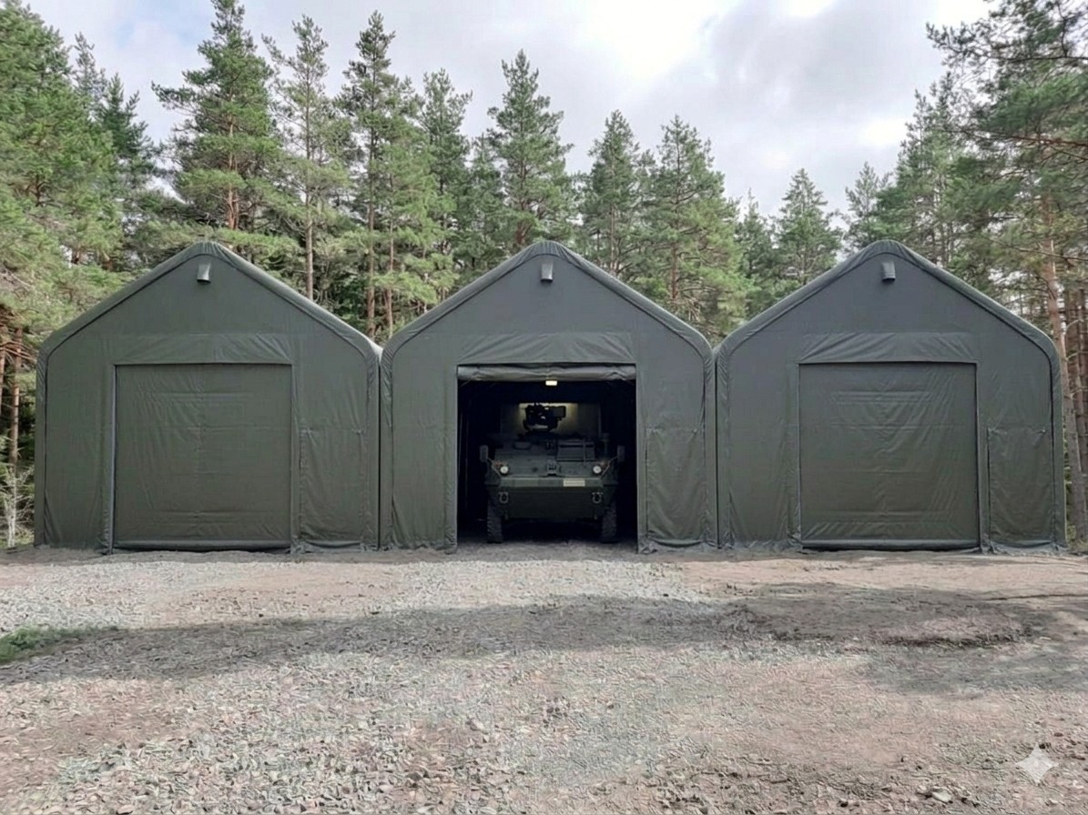 PVC laotelk 5x15m kerghall ja militaar telk ajutiseks ladustamiseks ja varjualuseks