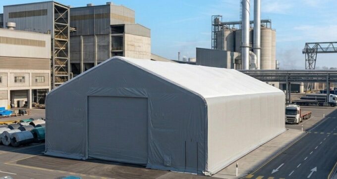 PVC viilhall 30x15m tööstuslik hall lao- ja tootmispinnaks