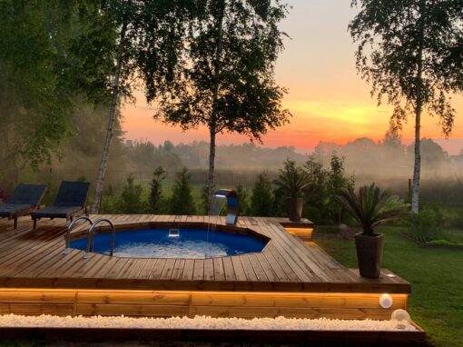 Bassein 3600mm paigaldusvalmis komplekt aeda